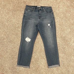 Madewell high rise slim Boy Jean